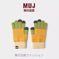 菠萝纹针织毛线手套女冬季2024款学生加绒加厚骑车保暖可触屏