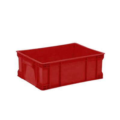 好企来 周转箱 BY-0069 红色650*485*410MM