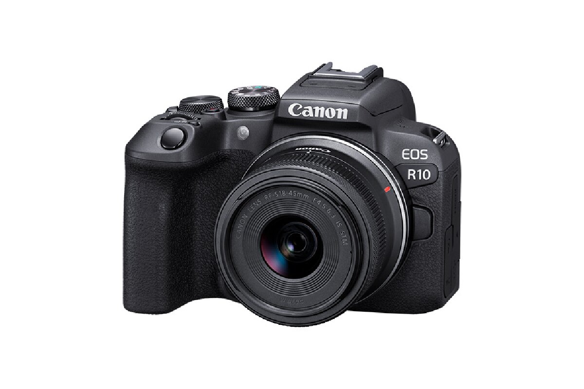 佳能入门级微单 EOS R10 18-45 遥控WiFi连接 触摸屏 轻巧设计