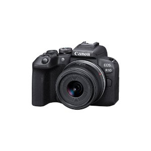 佳能入门级微单 EOS R10 18-45 遥控WiFi连接 触摸屏 轻巧设计