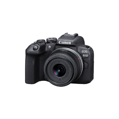 佳能入门级微单 EOS R10 18-45 遥控WiFi连接 触摸屏 轻巧设计