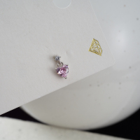 韩国进口甜美迷你小巧星星爱心镶钻耳骨钉送女朋友老婆情人节七夕生日礼物