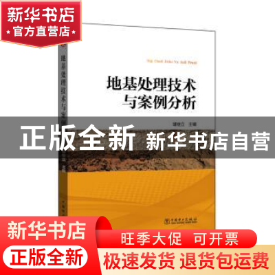 正版 地基处理技术与案例分析 璩继立 中国电力出版社 9787512362