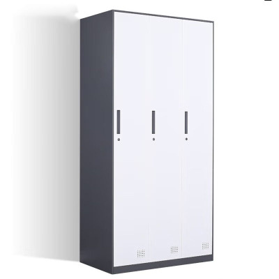 简易衣柜 鑫金虎/XINJINHU XJH-DD189 三门 灰白色