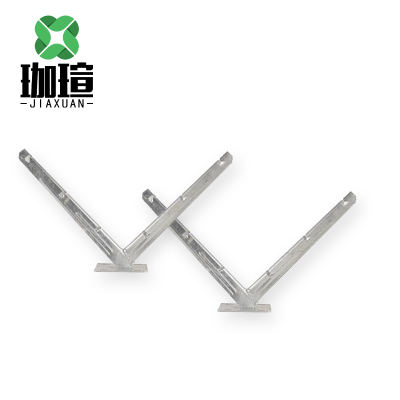 珈瑄 刺丝滚笼支架热镀锌防盗网支架围墙防盗刺丝滚笼筒支架刺铁丝防爬支架 V字型 单位:个