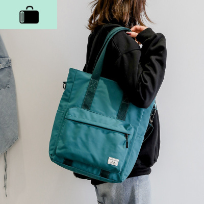 小清新单肩包大学生上课书包ins少女心软妹防水布包大容量斜挎包NEW LAKE女斜挎包