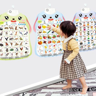 里伍有声拼音挂图早教发声字母表声母宝宝认识字卡片儿童玩具