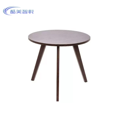 酷美智悦 胡桃色三脚圆桌60*60*55cm KM-JZ461 张