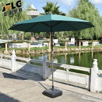 苏宁 金菲罗格 办公家具 可定制logo户外庭院伞 防雨铁杆单顶2.7米