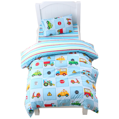 美帮汇幼儿园三件套夏天被套不含芯男孩子午睡全棉被子六件套女