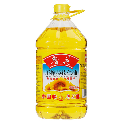 鲁花 食用油 物理压榨剥壳去皮 葵花仁油 5L