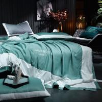 家柏饰(CORATED)北欧绣花四件套夏被夏天薄款被可机洗夏凉被双人夏季空调被薄被子