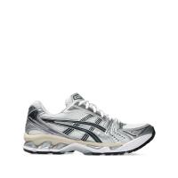 ASICS跑步鞋中性缓震透气舒适耐磨银色黑白配色经典款时尚款户外