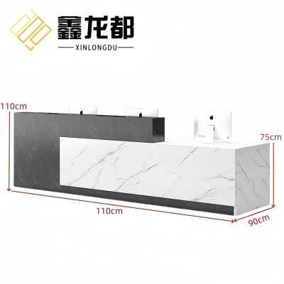 鑫龙都前台桌1.1米张