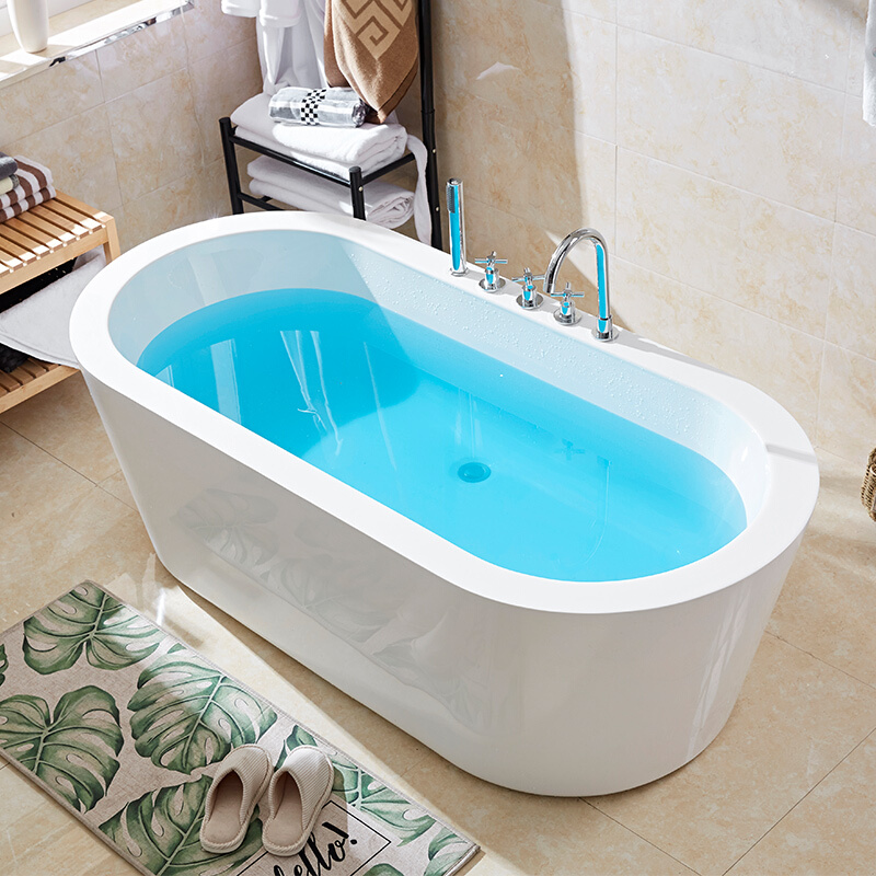亚克力家用小户型嵌独立式保温欧式情侣浴缸浴盆池缸波迷娜bomina