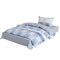 伊伊爱 纯棉格子系列四件套