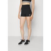 高弹力修身瑜伽裤女款训练健身舞蹈弹力紧身运动 leggings 黑色