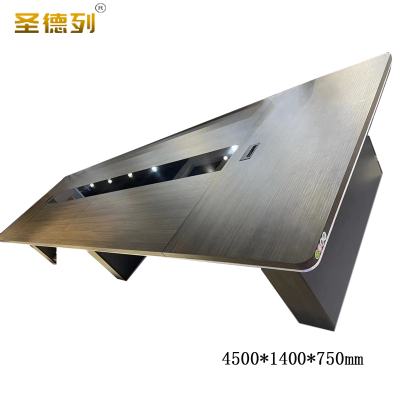圣德列会议桌洽谈接待桌F-5 4500*1400*750mm