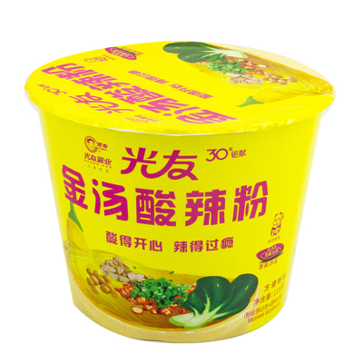 光友金汤酸辣粉碗装118g/12桶