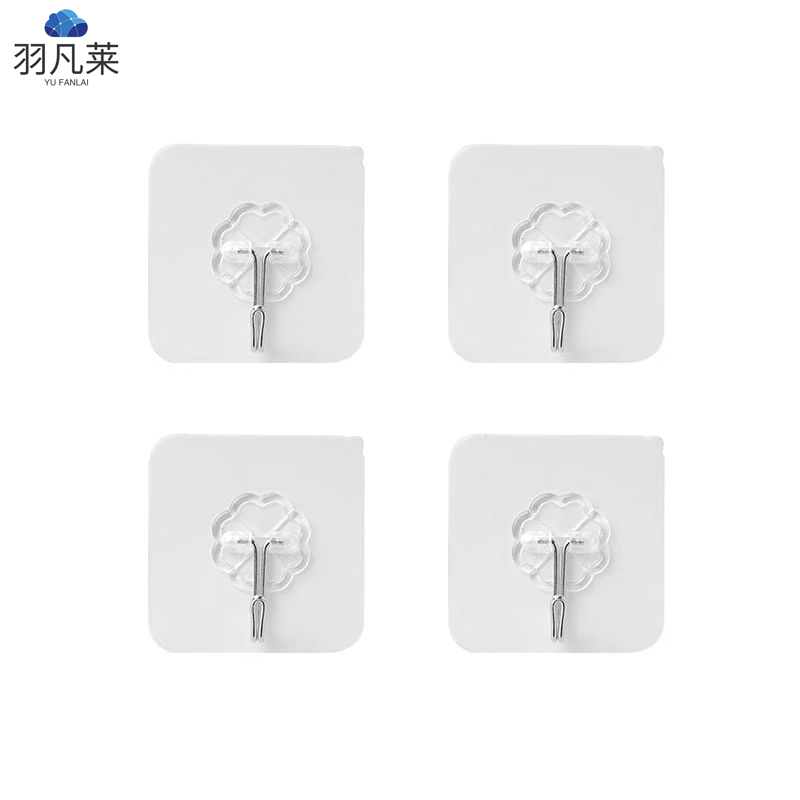 超强粘力透明挂钩粘钩 常规款 个