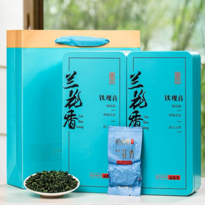 茶叶 安溪铁观音500g 2025新茶特级秋茶兰花香清香型乌龙茶礼盒装