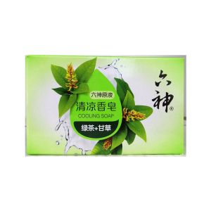 六神香皂肥皂清爽清凉皂洗澡洗手皂洗脸皂香皂125g/块