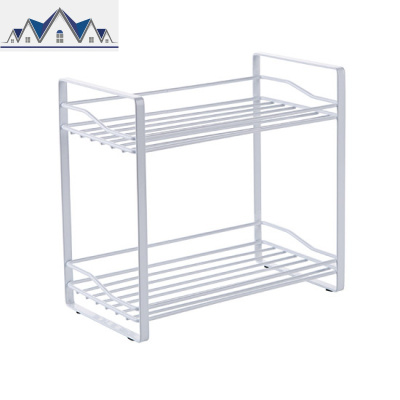 铁艺双层调料瓶置物架 厨房台面调料架调味料调味罐收纳架 三维工匠