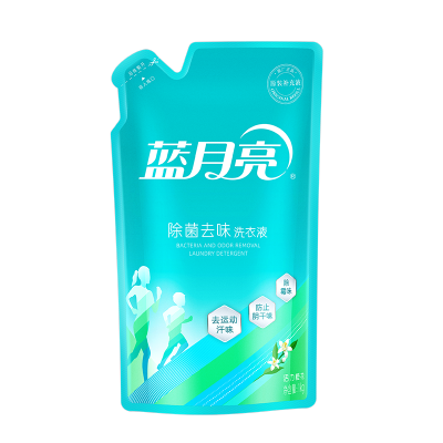 蓝月亮 除菌去味洗衣液1kg袋装 活力橙花香 高效除菌 根源去味 长效抑味 除菌99.9% 深层洁净 温和易漂洗无残留