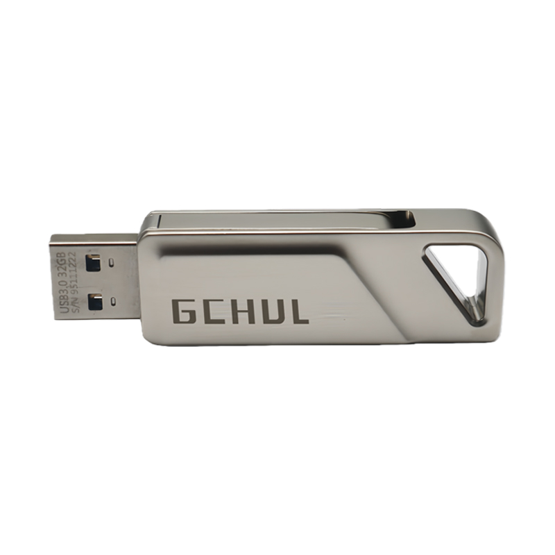 杰储(GCHUL) U100 深海系列 256G USB3.2 超高速固态闪存U盘/优盘 (单位:个) 银色