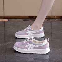 2026春季新款韩版ins透气小白鞋女低帮休闲板鞋厚底平跟鞋