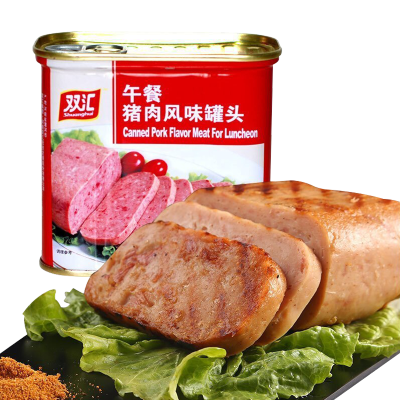 双汇猪肉风味罐头340g*2罐装原味340g*2罐