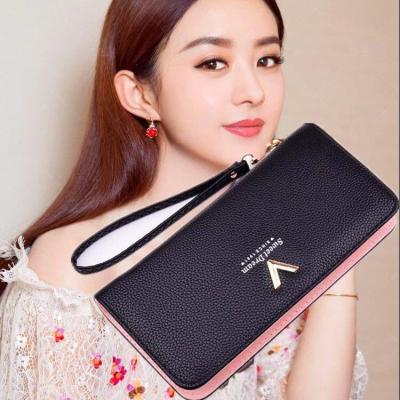 派尼美特春季新款女士钱包长款手包女新款韩版手机包拉链包女钱夹学生包