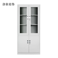 洛依豪伟钢制文件柜档案柜财务凭证柜带锁储物柜铁皮柜书柜大器械文件柜