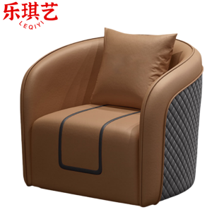 乐琪艺单人沙发皮艺张