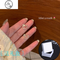 JiMi花朵耳钉2022年新款夏潮轻奢小众设计感高级耳饰女耳夹无耳洞耳环