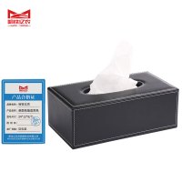 哈铁亿农 桌面纸抽盒黑色24*12*9/个