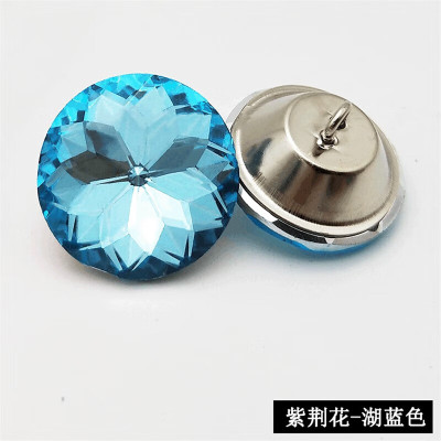翊橙软包彩色水晶扣子沙发装饰扣玻璃扣背景墙抱枕衣服鞋子纽扣拉扣
