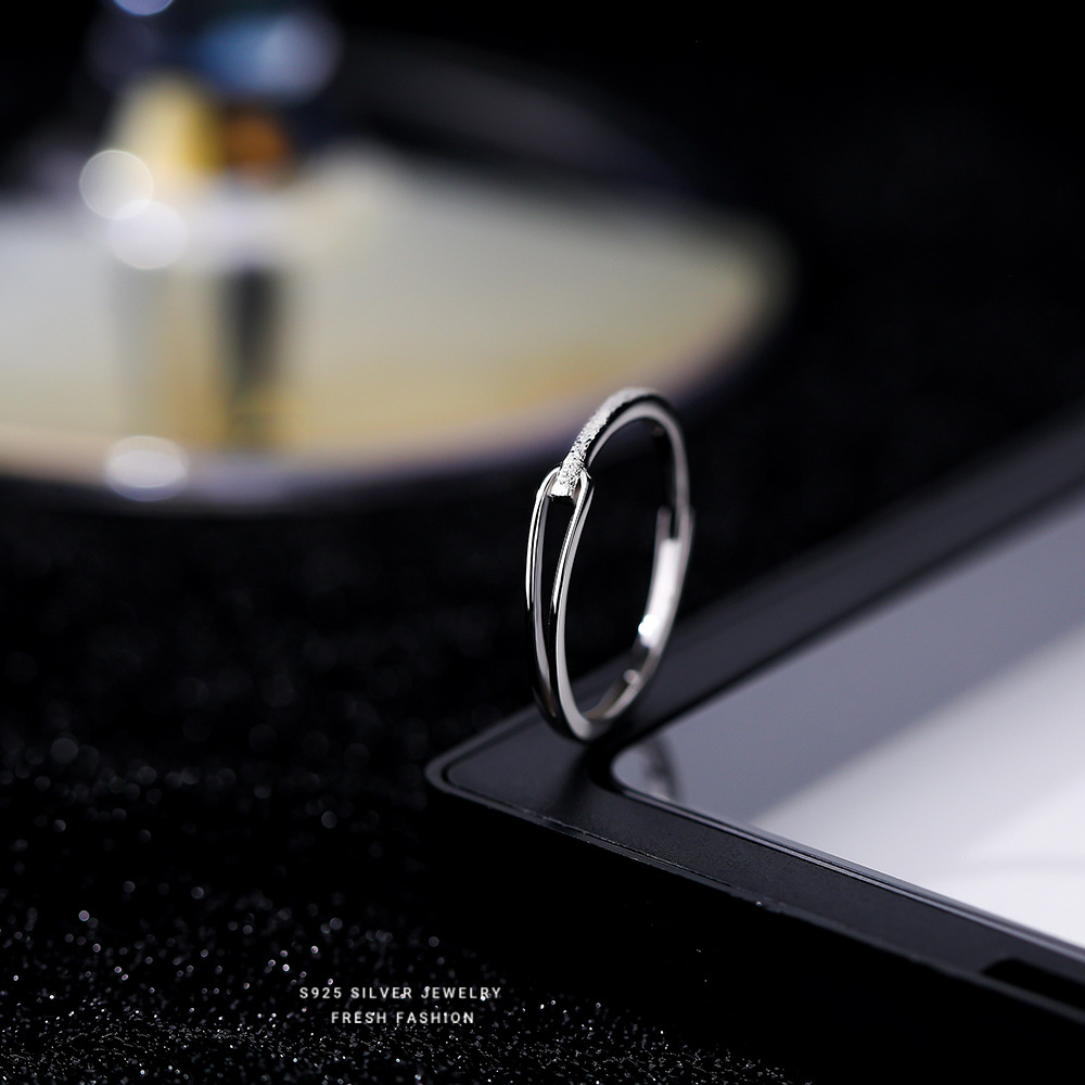 s925纯银鲁伯特之泪戒指女韩版轻奢简约小众轻奢设计百搭对戒代发送女朋友老婆情人节七夕生日礼物