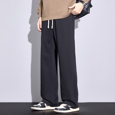 阔腿裤2026夏季宽松休闲裤运动裤长裤大码男装直筒裤潮牌薄款长裤