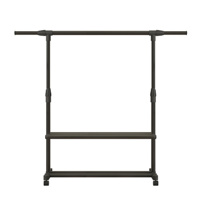 晾衣架落地折叠单杆式晒衣架家用卧室内挂衣架简易阳台挂衣服架子