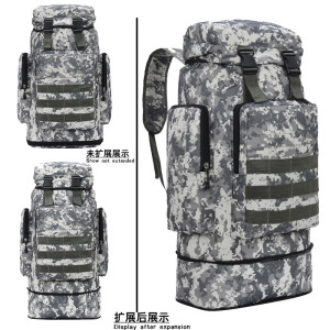 铁迅可扩容登山包H65 个