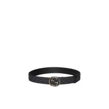 古驰(GUCCI)互扣式G扣钌五金男装皮革宽版4cm休闲商务腰带