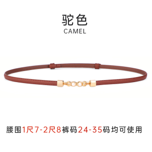 啄木鸟皮带女细腰带真皮时尚装饰腰封皮带配连衣裙子收腰女士腰链