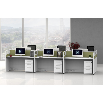 匡大 简约 现代职员办公桌多人位 屏风工作位 KDT137