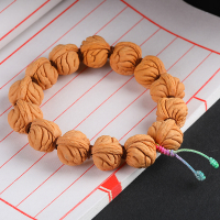 秦岭野生霸王龙纹核桃手串金鱼肚24mm大尺寸精品核桃手链原籽手持送女朋友老婆情人节七夕生日礼物