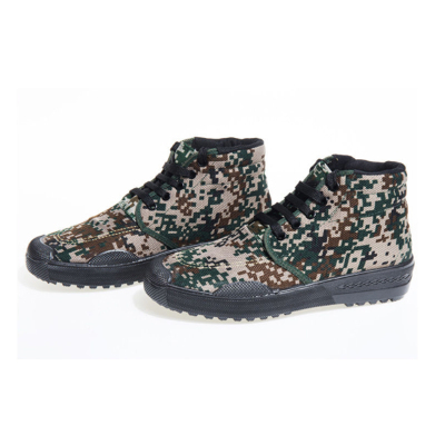 佳腾 迷彩胶鞋 高腰 双