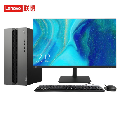 联想(Lenovo)GeekPro 设计师游戏台式电脑整机(酷睿U7-255HX RTX3050 6GB显卡 16G DDR5 512G SSD)27英寸显示器