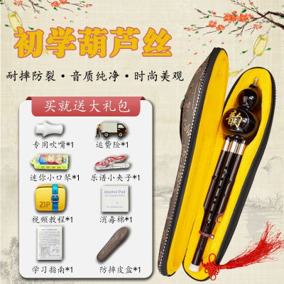 葫芦丝乐器防摔胶木c调降B调儿童初学者入门成人零基础自学