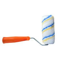 好企来 滚筒刷 WJ-0023 6寸涤纶黄蓝条 10把/组