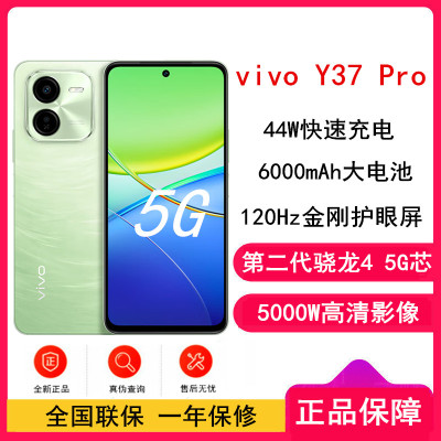 vivo Y37 Pro 天空之城 8GB+256GB 第二代骁龙4 5G芯 双卡5G 5000毫安大电池 44W闪充 5000万影像手机
